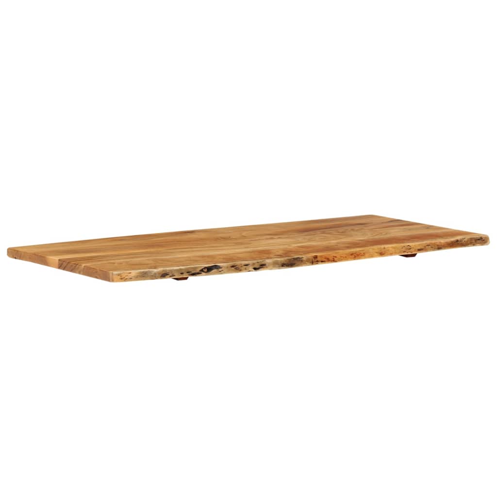 vidaXL Bathroom Vanity Top Solid Acacia Wood 114x52x2.5 cm