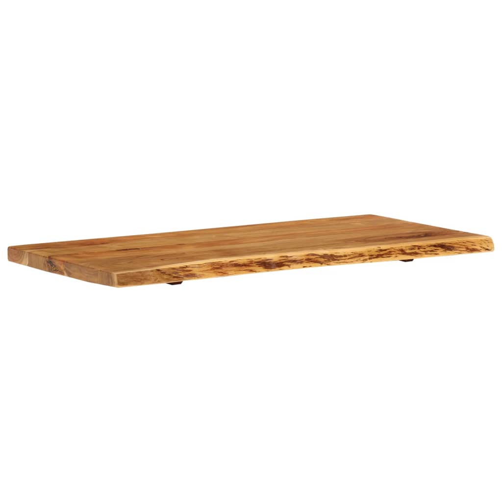 vidaXL Bathroom Vanity Top Solid Acacia Wood 114x52x3.8 cm