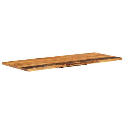 vidaXL Bathroom Vanity Top Solid Acacia Wood 140x52x2,5 cm