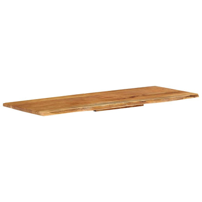 vidaXL Bathroom Vanity Top Solid Acacia Wood 140x52x2,5 cm