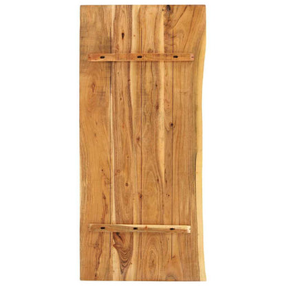vidaXL Bathroom Vanity Top Solid Acacia Wood 140x52x2,5 cm