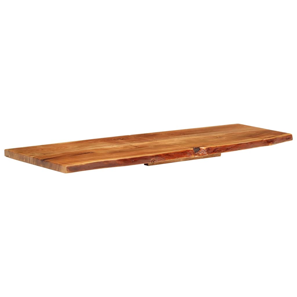 vidaXL Bathroom Vanity Top Solid Acacia Wood 140x52x3,8 cm