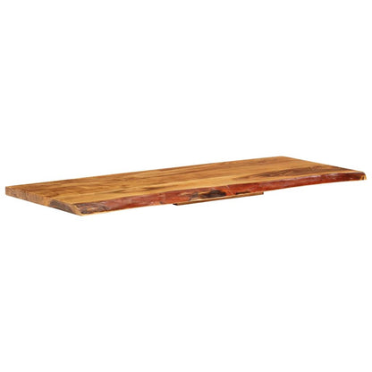 vidaXL Bathroom Vanity Top Solid Acacia Wood 140x52x3,8 cm