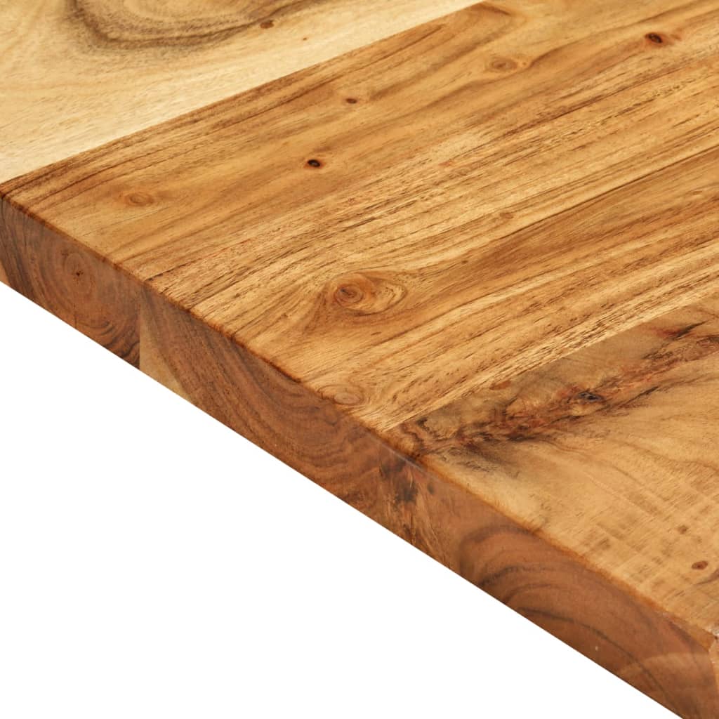 vidaXL Bathroom Vanity Top Solid Acacia Wood 140x52x3.8 cm