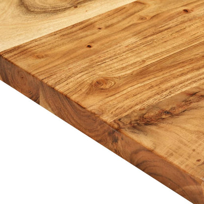 vidaXL Bathroom Vanity Top Solid Acacia Wood 140x52x3.8 cm