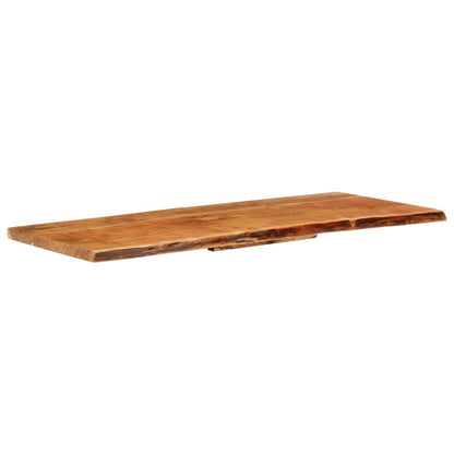 vidaXL Bathroom Vanity Top Solid Acacia Wood 140x52x3.8 cm