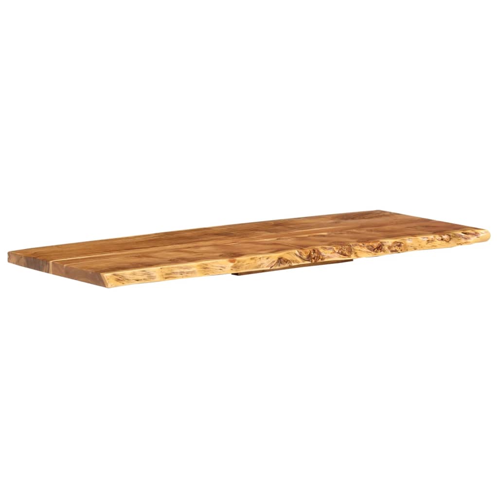 vidaXL Bathroom Vanity Top Solid Acacia Wood 140x52x3.8 cm