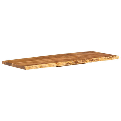 vidaXL Bathroom Vanity Top Solid Acacia Wood 140x52x3.8 cm