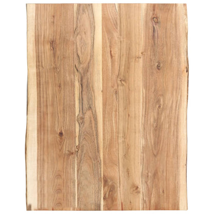vidaXL Table Top | Natural wood | Solid acacia wood | 80 cm x 50-60 cm x 3.8 cm