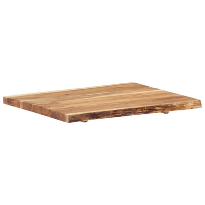 vidaXL Table Top | Natural wood | Solid acacia wood | 80 cm x 50-60 cm x 3.8 cm