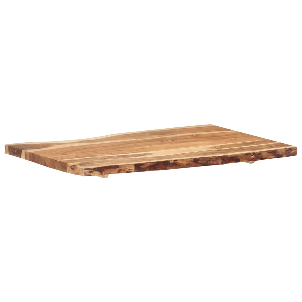 vidaXL Table Top | Natural Wood | Solid Acacia wood | 100 x 50-60 cm | Durable