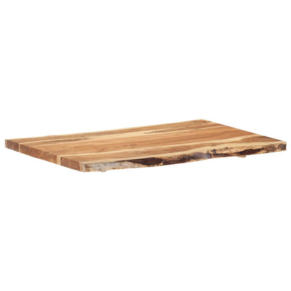 vidaXL Table Top | Natural Wood | Solid Acacia wood | 100 x 50-60 cm | Durable