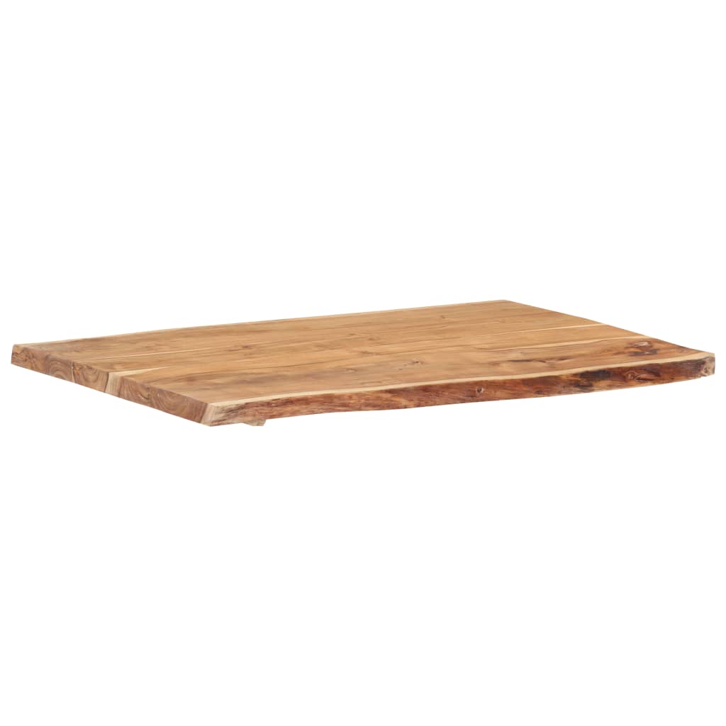 vidaXL Table Top | Natural Wood | Solid Acacia wood | 100 x 50-60 cm | Durable