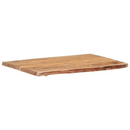vidaXL Table Top | Natural Wood | Solid Acacia wood | 100 x 50-60 cm | Durable