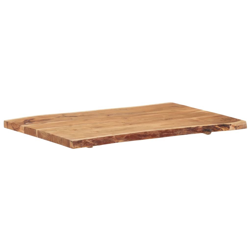 vidaXL Table Top | Natural Wood | Solid Acacia wood | 100 x 50-60 cm | Durable