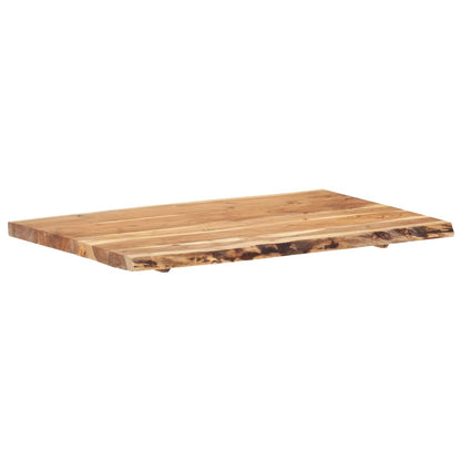 vidaXL Table Top | Natural Wood | Solid Acacia wood | 100 x 50-60 cm | Durable