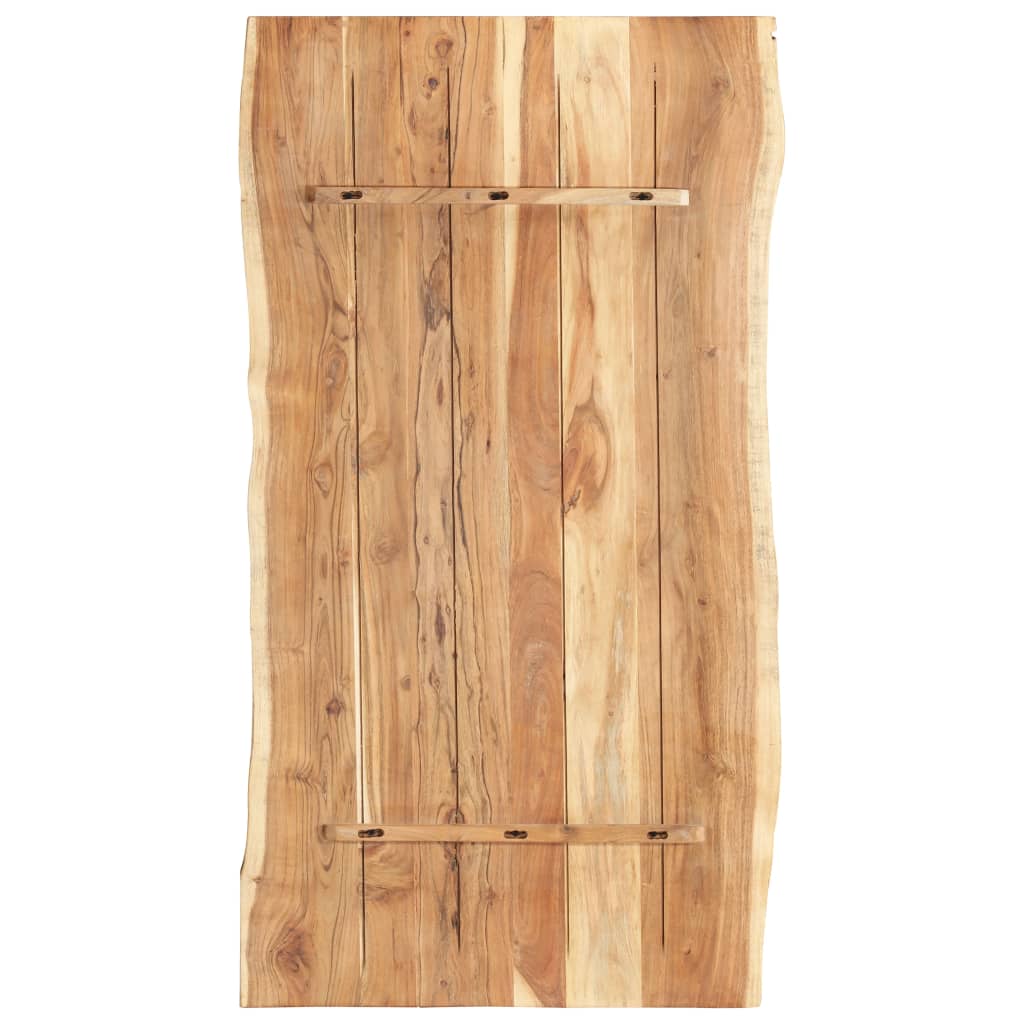 vidaXL Table Top | Natural Acacia | Solid acacia wood | 118 x | Durable