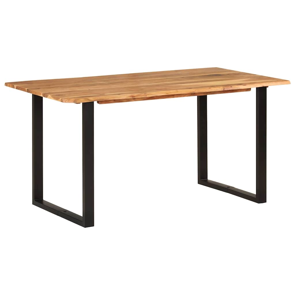 286473 vidaXL Dining Table 154x80x76 cm Solid Acacia Wood