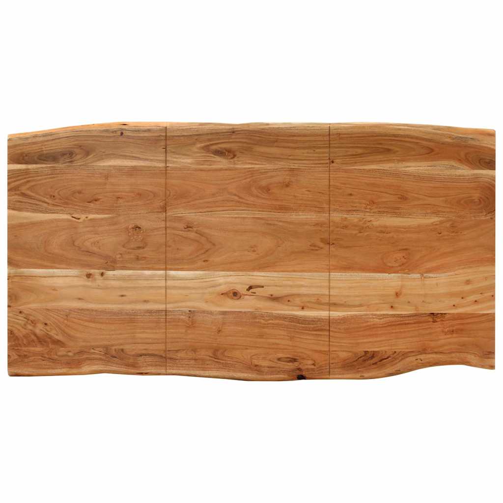 286473 vidaXL Dining Table 154x80x76 cm Solid Acacia Wood