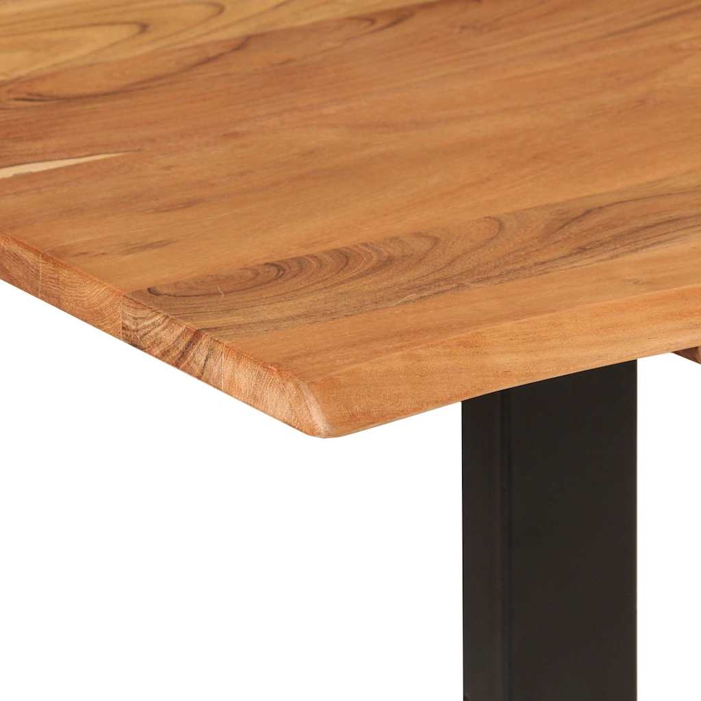 286473 vidaXL Dining Table 154x80x76 cm Solid Acacia Wood