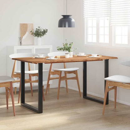 286473 vidaXL Dining Table 154x80x76 cm Solid Acacia Wood