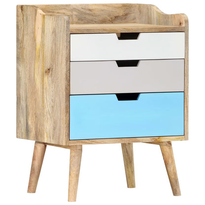 vidaXL Bedside Cabinet | Brown | Solid Mango Wood | Medium | Bedside Cabinet