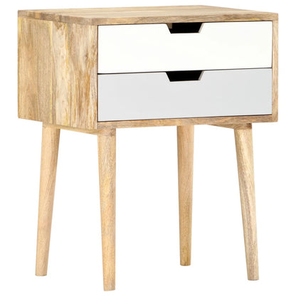 286481 vidaXL Bedside Cabinet 47x35x59 cm Solid Mango Wood