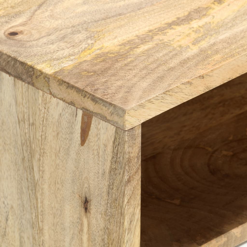 vidaXL TV Cabinet 110x35x48 cm Solid Mango Wood