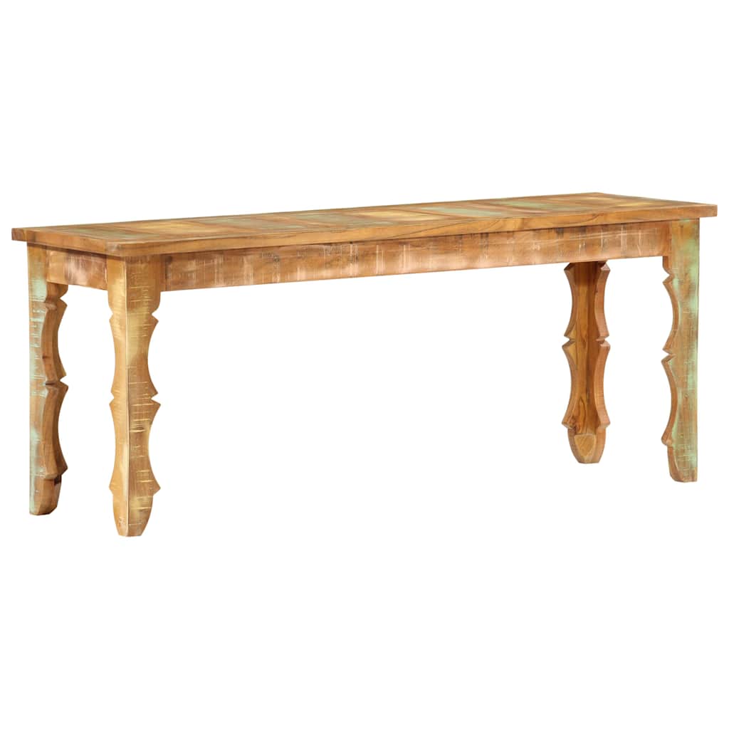 286485 vidaXL Bench 110x35x45 cm Solid Reclaimed Wood