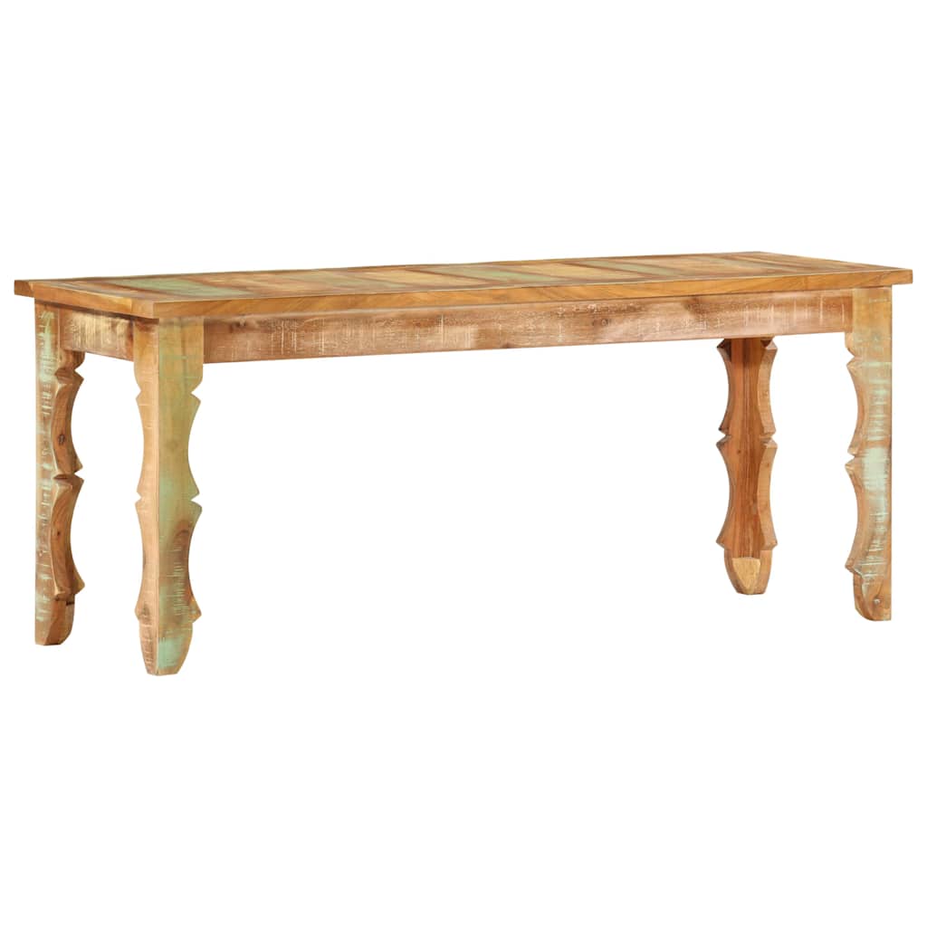286485 vidaXL Bench 110x35x45 cm Solid Reclaimed Wood