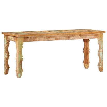 286485 vidaXL Bench 110x35x45 cm Solid Reclaimed Wood