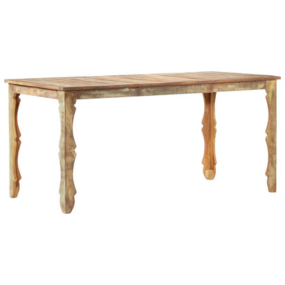 vidaXL Dining Table 160x80x76 cm Solid Reclaimed Wood