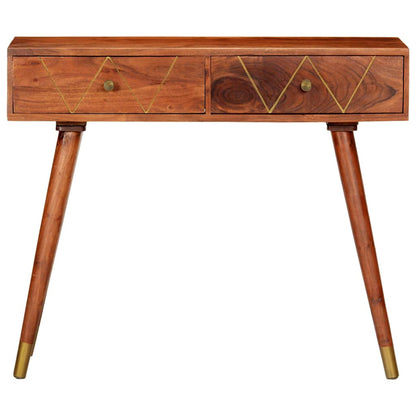 286174 vidaXL Console Table 90x35x76 cm Solid Acacia Wood