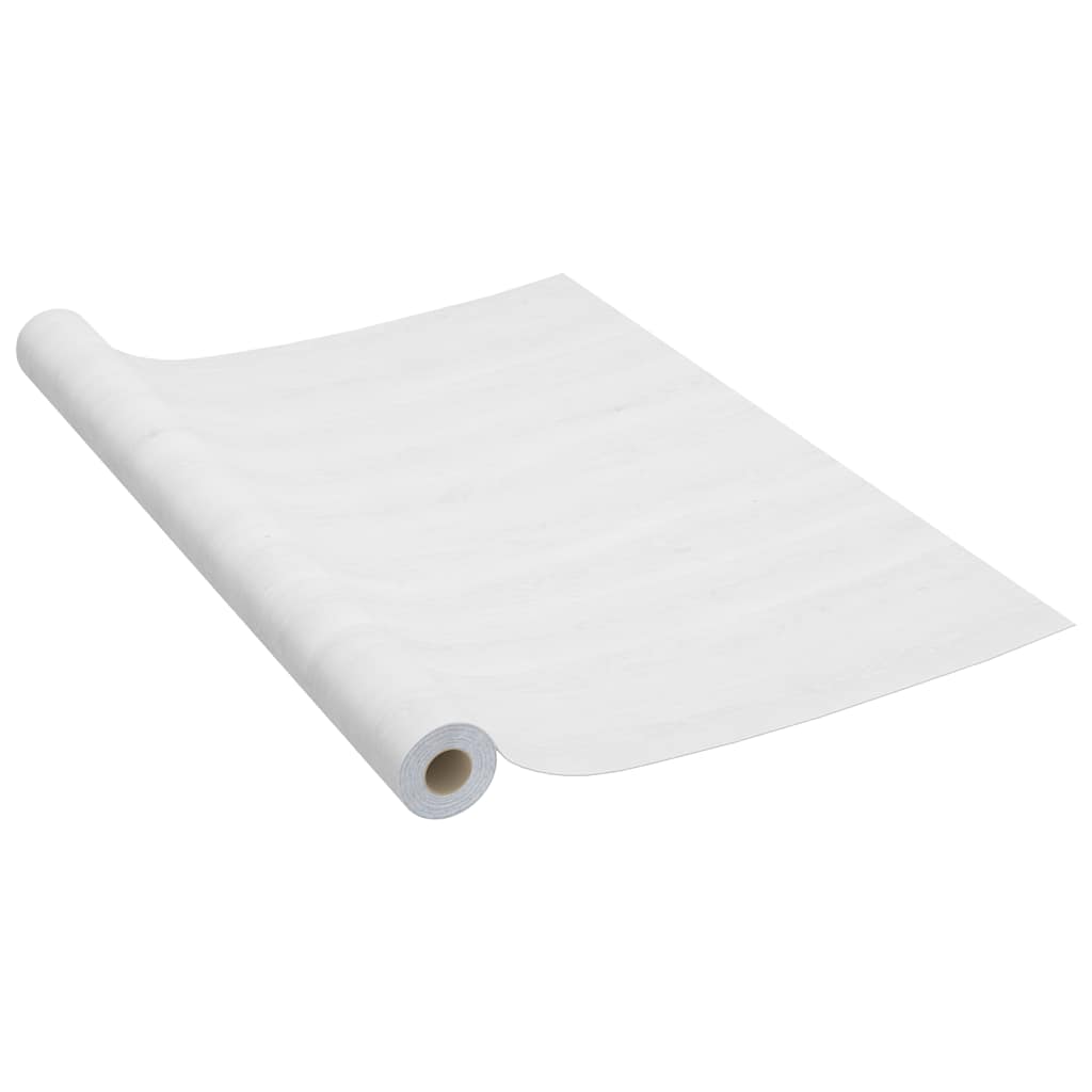 146111 vidaXL Self-adhesive Door Films 2 pcs White Wood 210x90 cm PVC