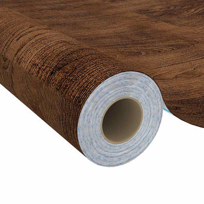 146112 vidaXL Self-adhesive Door Films 2 pcs Dark Oak 210x90 cm PVC