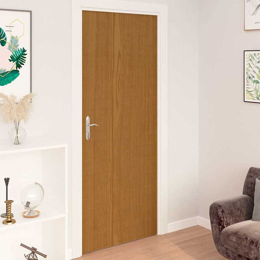 146114 vidaXL Self-adhesive Door Films 2 pcs Light Oak 210x90 cm PVC