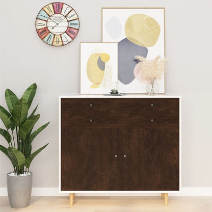 vidaXL Self-adhesive Furniture Film Dark Oak  500x90 cm PVC