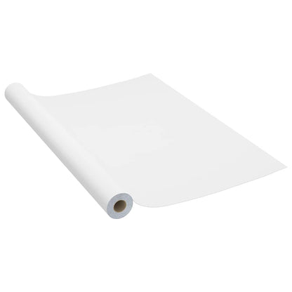 146122 vidaXL Self-adhesive Furniture Film White 500x90 cm PVC