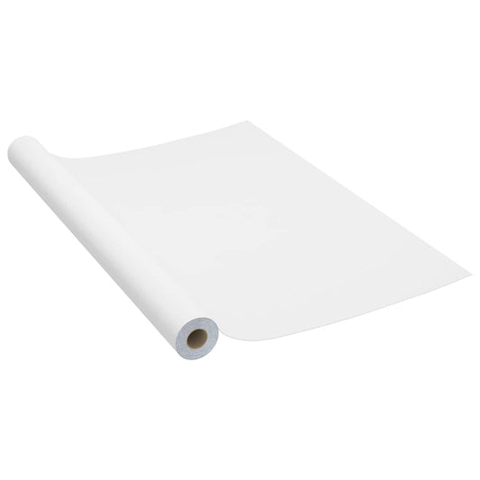 146122 vidaXL Self-adhesive Furniture Film White 500x90 cm PVC