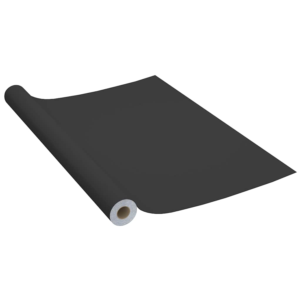 vidaXL Furniture Film | Black | PVC | 500 x 90 cm | Waterproof materials