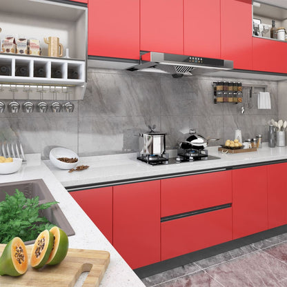 vidaXL Furniture Film | Red | PVC | 500x90 cm | Waterproof materials