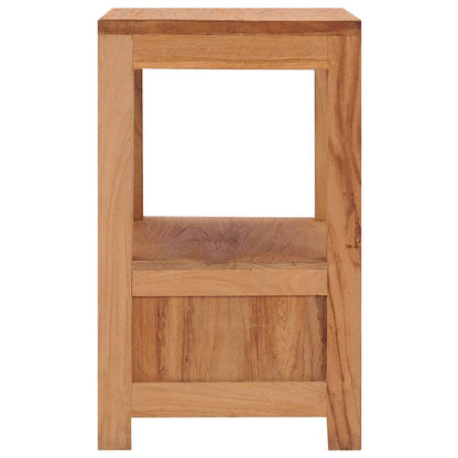 vidaXL Beside Cabinet | Natural Teak | Solid Teak Wood | 40x30x50 cm