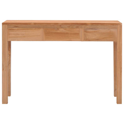 287229 vidaXL Console Table 110x35x75 cm Solid Teak Wood
