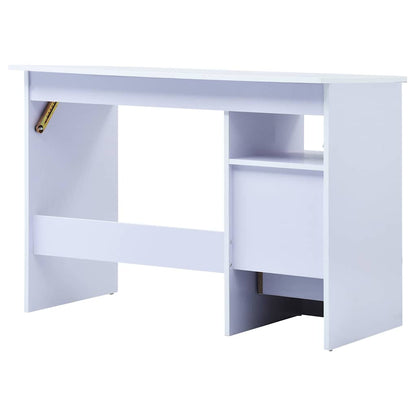 287448 vidaXL Children Drawing Study Desk Tiltable White