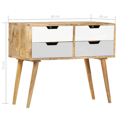 vidaXL Sideboard | Brown | Solid Mango Wood | 85x40x71 cm | Storage | Vintage
