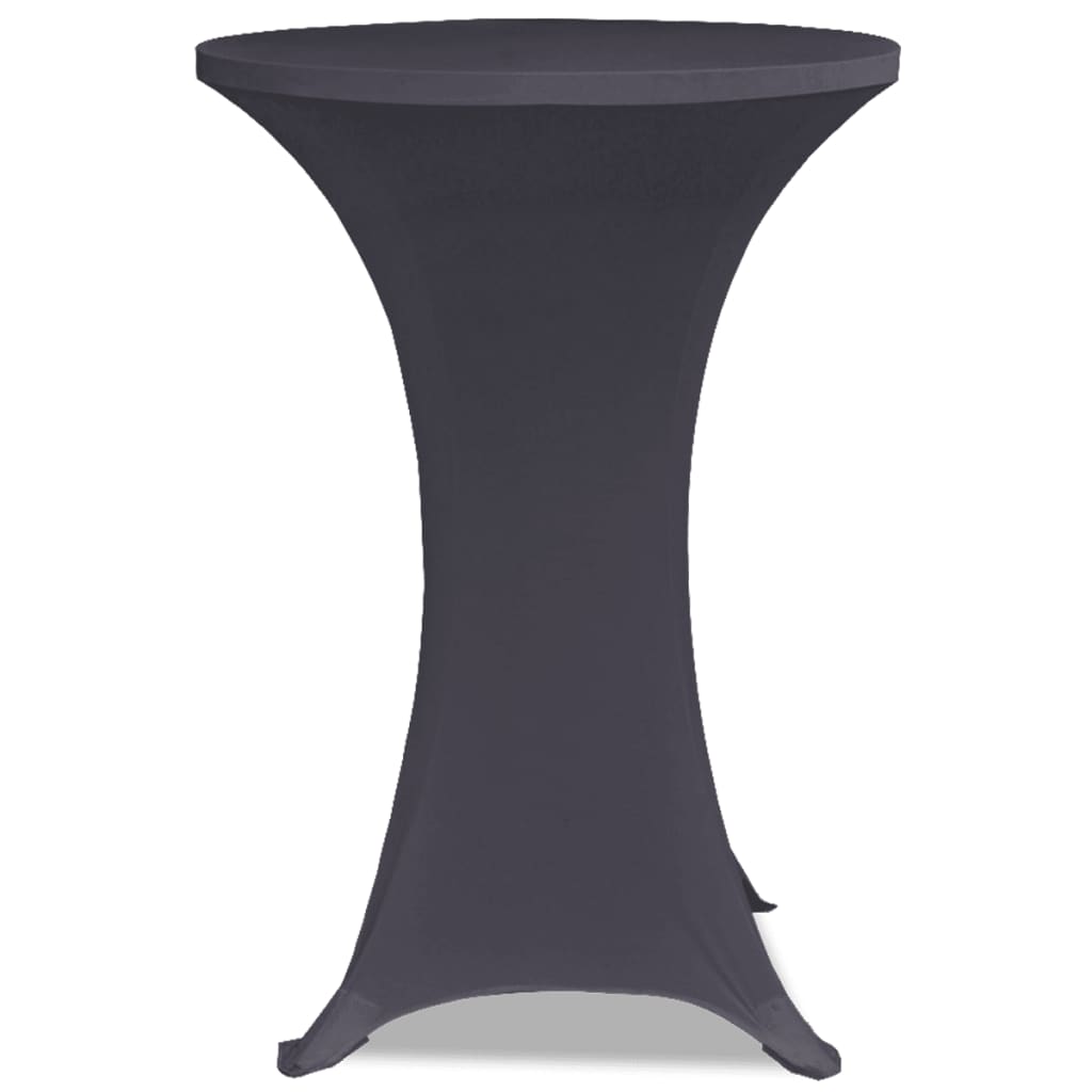 vidaXL Stretch Table Cover 4 pcs 60 cm Anthracite