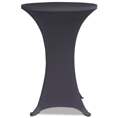 vidaXL Stretch Table Cover 4 pcs 60 cm Anthracite