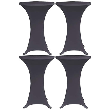 vidaXL Stretch Table Cover 4 pcs 70 cm Anthracite