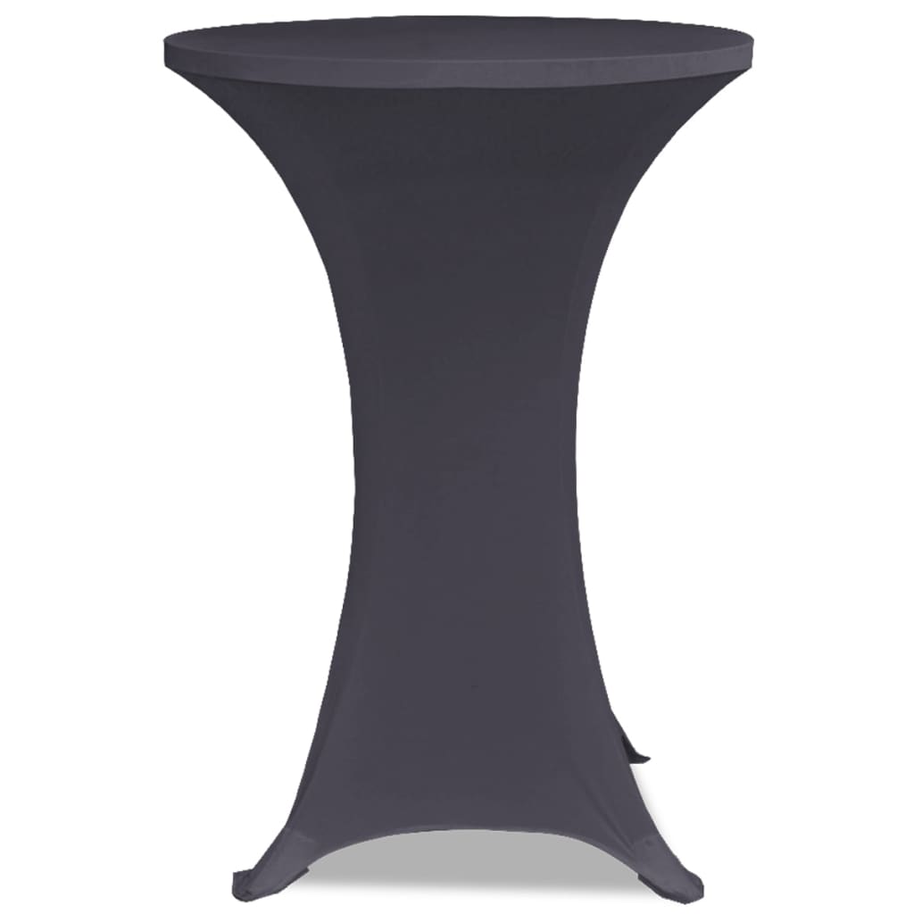 vidaXL Stretch Table Cover 4 pcs 70 cm Anthracite