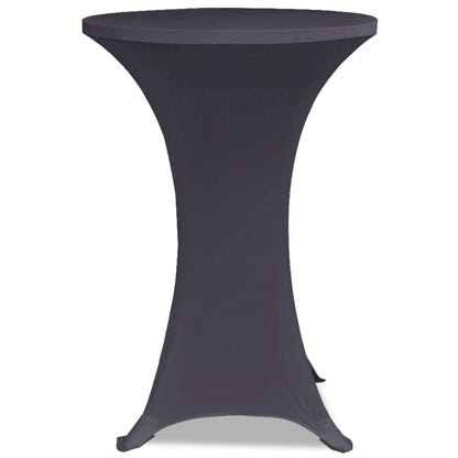 vidaXL Stretch Table Cover 4 pcs 70 cm Anthracite
